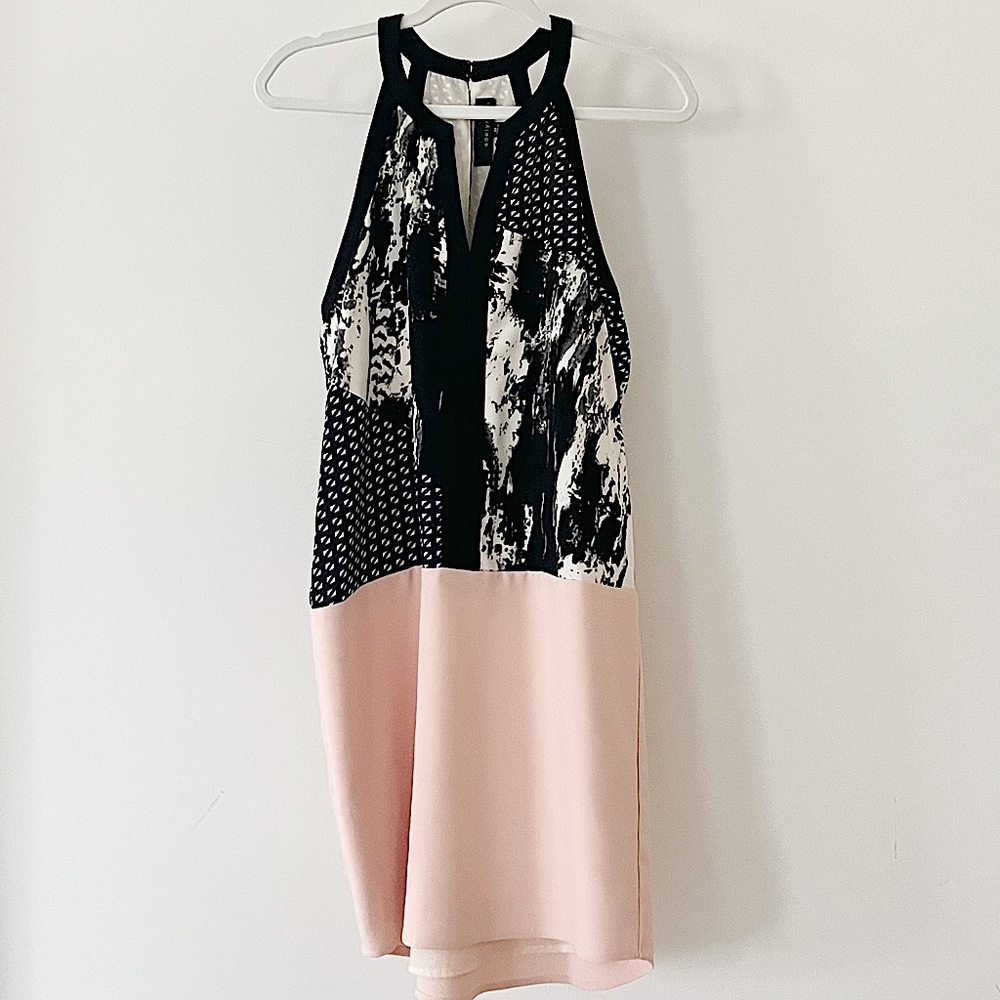 Adeline Rae patchwork dress
